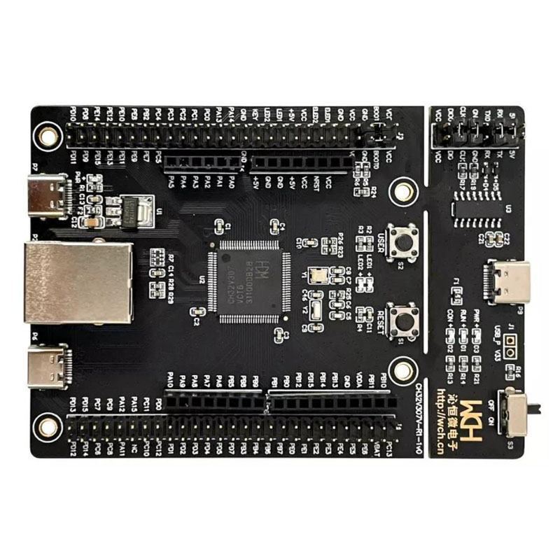 CH32V307 MCU tábla